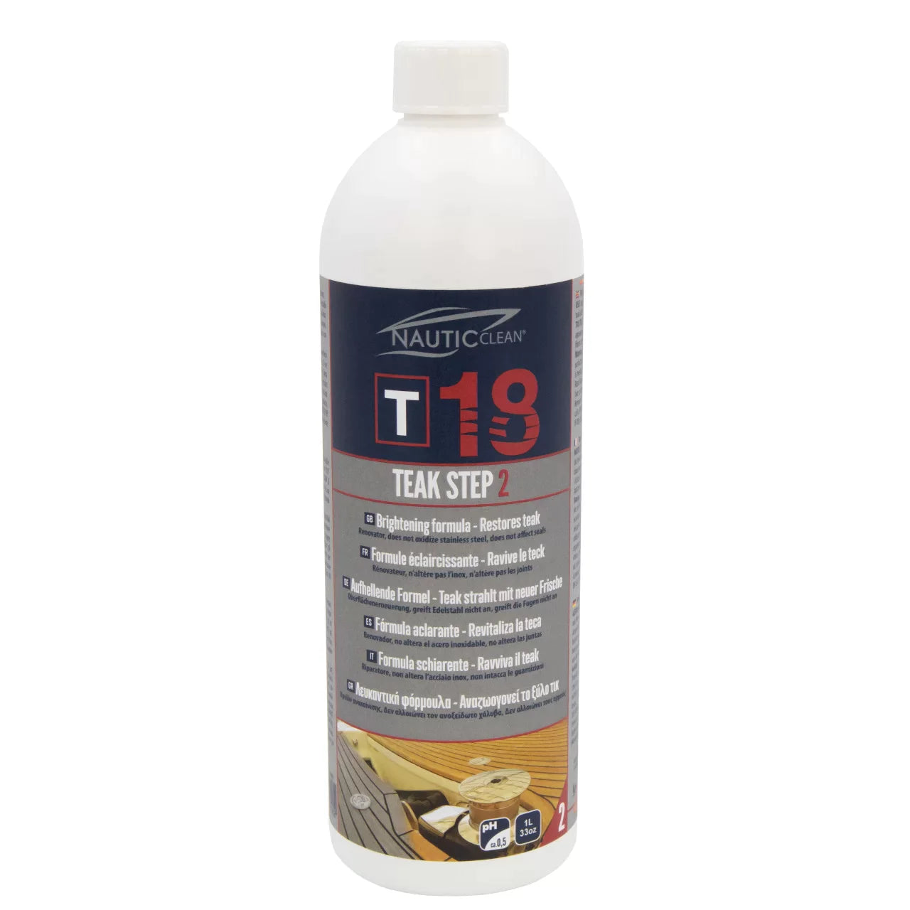 Nautic Clean 18 kirgastav koostis – taastab tiigipuitu STEP 2 1L
